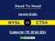 NYSL vs CTSA Player Battle, Head to Head Team Stats, Player Record