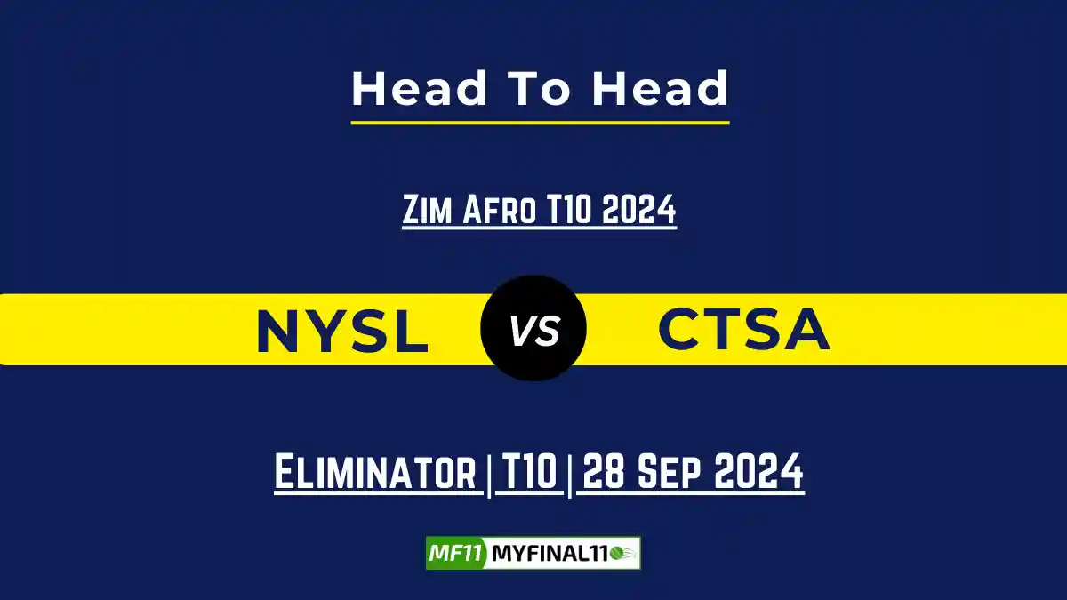 NYSL vs CTSA Player Battle, Head to Head Team Stats, Player Record