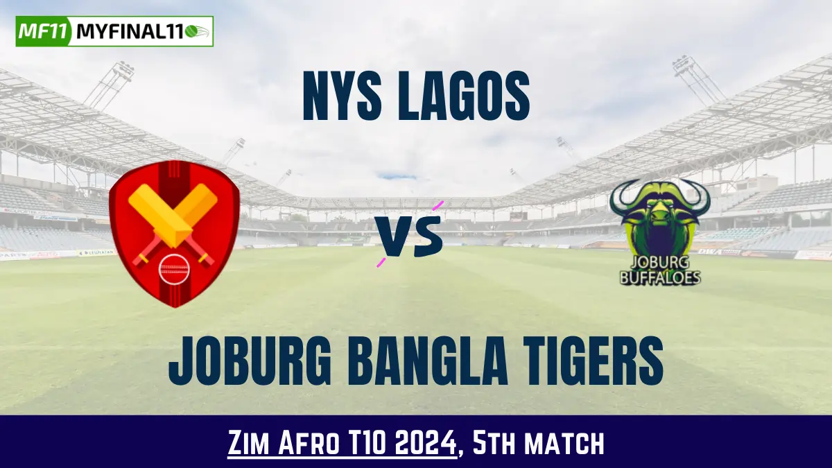 Get the best NYSL vs JBT Dream11 Prediction fantasy team with NYSL vs JBT Key player stats and pitch report for today's Zim Afro T10 2024.