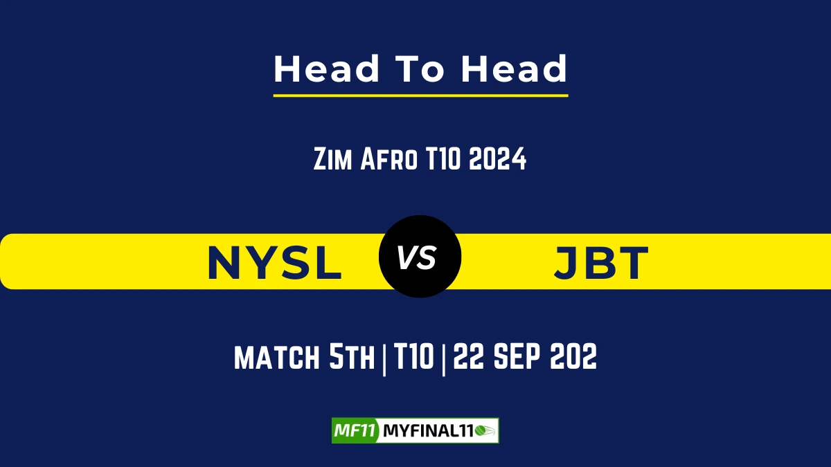 NYSL vs JBT player battle Player Battle, Head to Head Team Stats, Team Record - Kerala T20 Trophy 2024