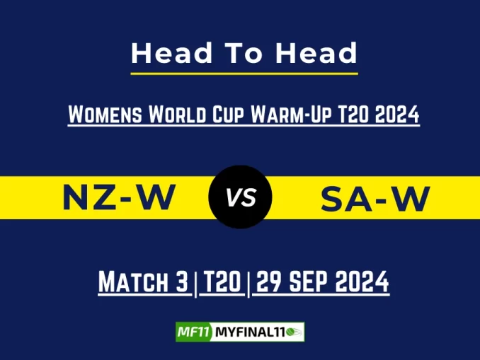 NZ-W vs SA-W Player Battle, Head to Head Team Stats, Team Record - Dream11 ECC T10 2024