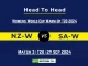 NZ-W vs SA-W Player Battle, Head to Head Team Stats, Team Record - Dream11 ECC T10 2024