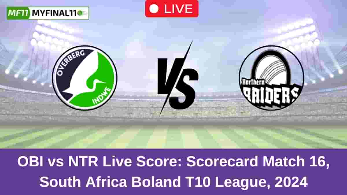 OBI vs NTR Live Score Scorecard Match 16, South Africa Boland T10 League, 2024 (1)