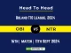 OBI vs NTR Player Battle, Head to Head Team Stats, Player Record: South Africa Boland T10 League - Match 16