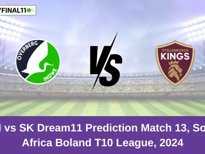 OBI vs SK Dream11 Prediction Match 13, South Africa Boland T10 League, 2024