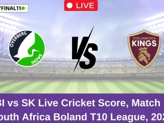 OBI vs SK Live Cricket Score, Match 13, South Africa Boland T10 League, 2024 (1)