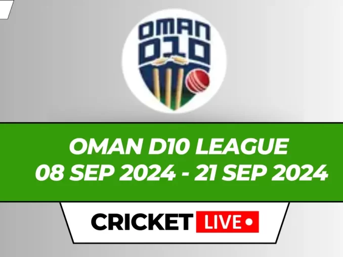 Oman D10 League Live Score Today Match