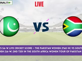 PAK-W vs SA-W Live Cricket Score — The Pakistan Women (PAK-W) vs South Africa Women (SA-W) 2nd T20I in the South Africa Women tour of Pakistan 2024