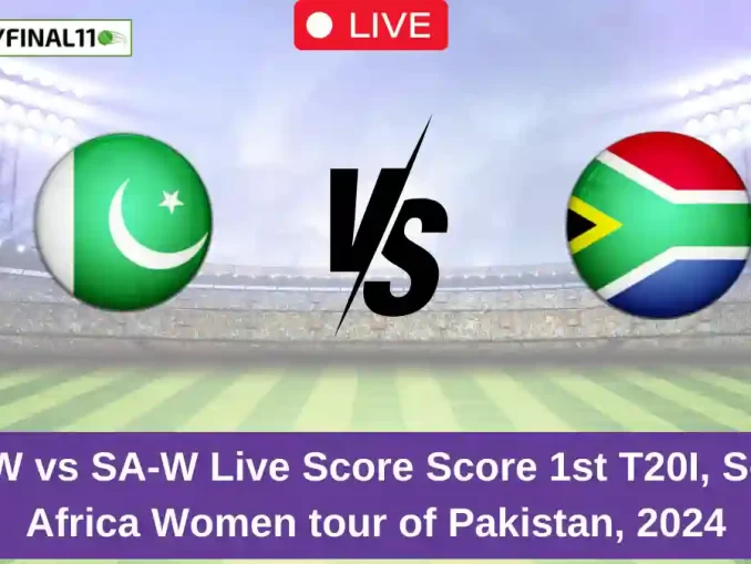 PK-W vs SA-W Live Score Score 1st T20I, South Africa Women tour of Pakistan, 2024