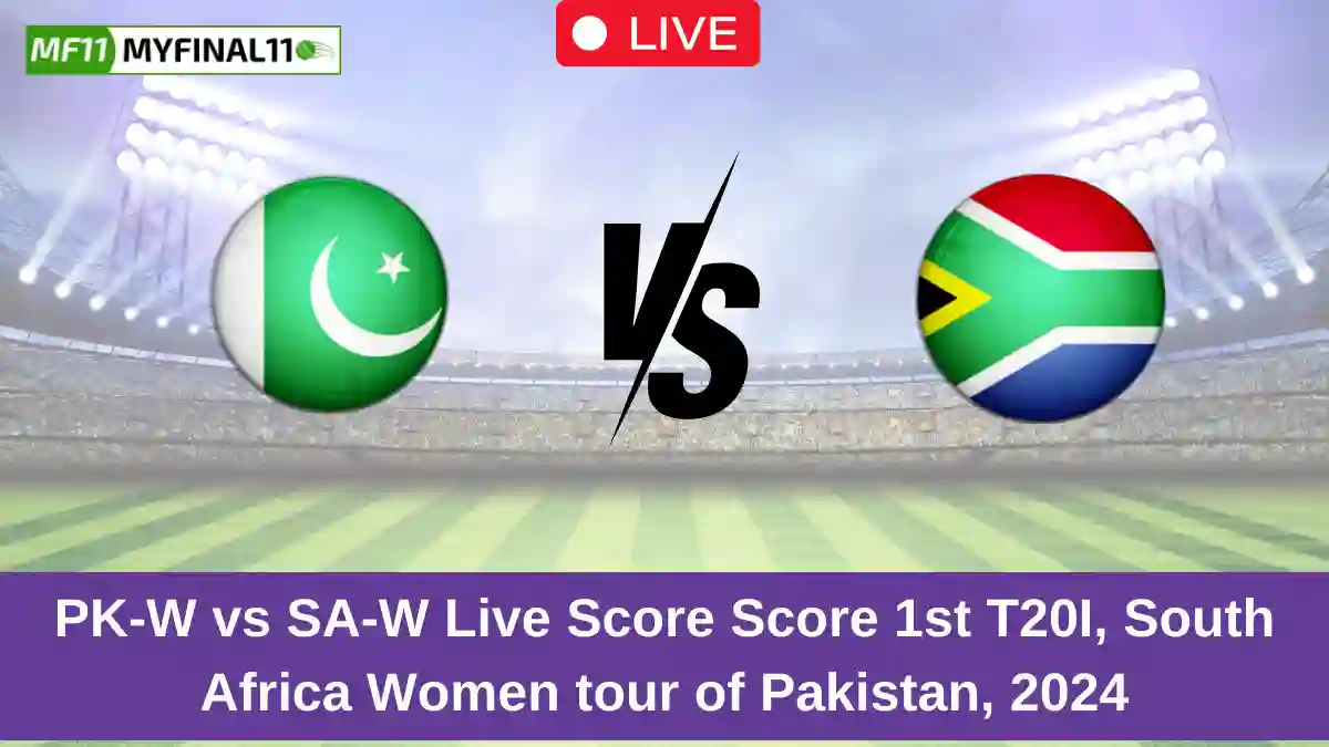 PK-W vs SA-W Live Score Score 1st T20I, South Africa Women tour of Pakistan, 2024