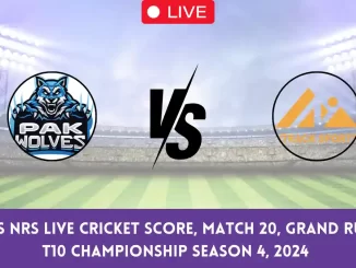 PKW vs NRS Live Cricket Score, Match 20, Grand Rumble T10 Championship Season 4, 2024