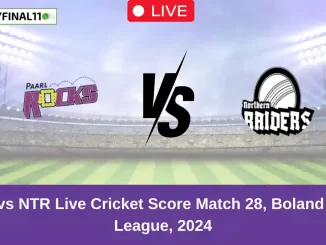 PR vs NTR Live Cricket Score Match 28, Boland T10 League, 2024