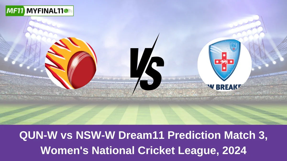 QUN-W vs NSW-W Dream11 Prediction Match 3, Women's National Cricket League, 2024