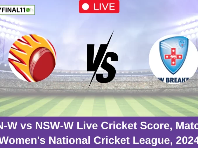 QUN-W vs NSW-W Live Cricket Score, Match 3, Women's National Cricket League, 2024