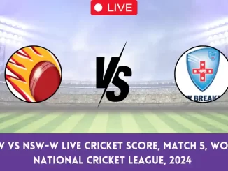 QUN-W vs NSW-W Live Cricket Score, Match 5, Women's National Cricket League, 2024