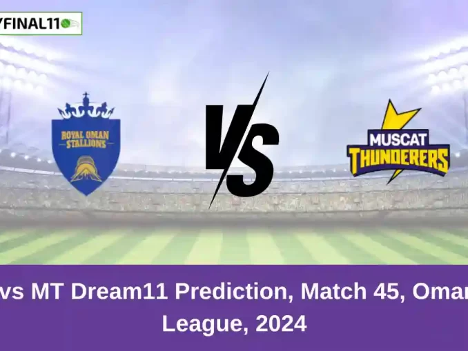 ROS vs MT Dream11 Prediction, Match 45, Oman D10 League, 2024