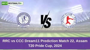 RRC vs CCC Dream11 Prediction Today: Match 22 Pitch Report, and Key Player | Assam T20 Pride Cup 2024