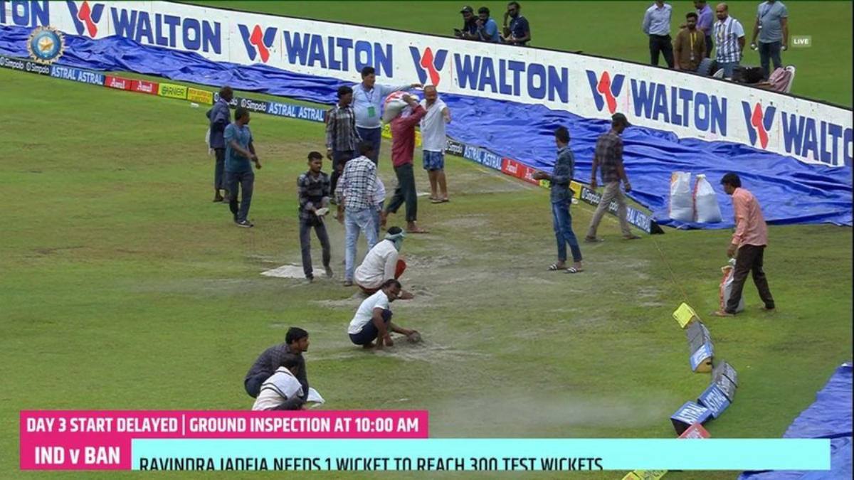 IND vs BAN: Rain in Kanpur Pushes Match Towards Draw, Makes WTC Path Tough for Team India