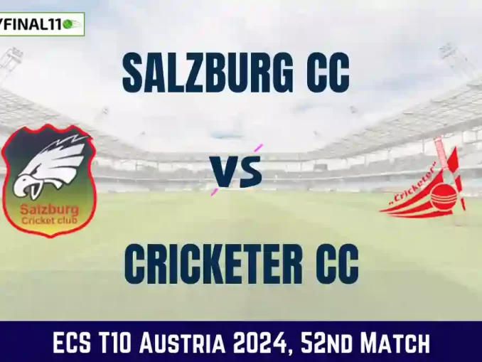 SAL vs CRC Dream11 Prediction Today: Match 52 Pitch Report, and Player Stats | ECS T10 Austria 2024