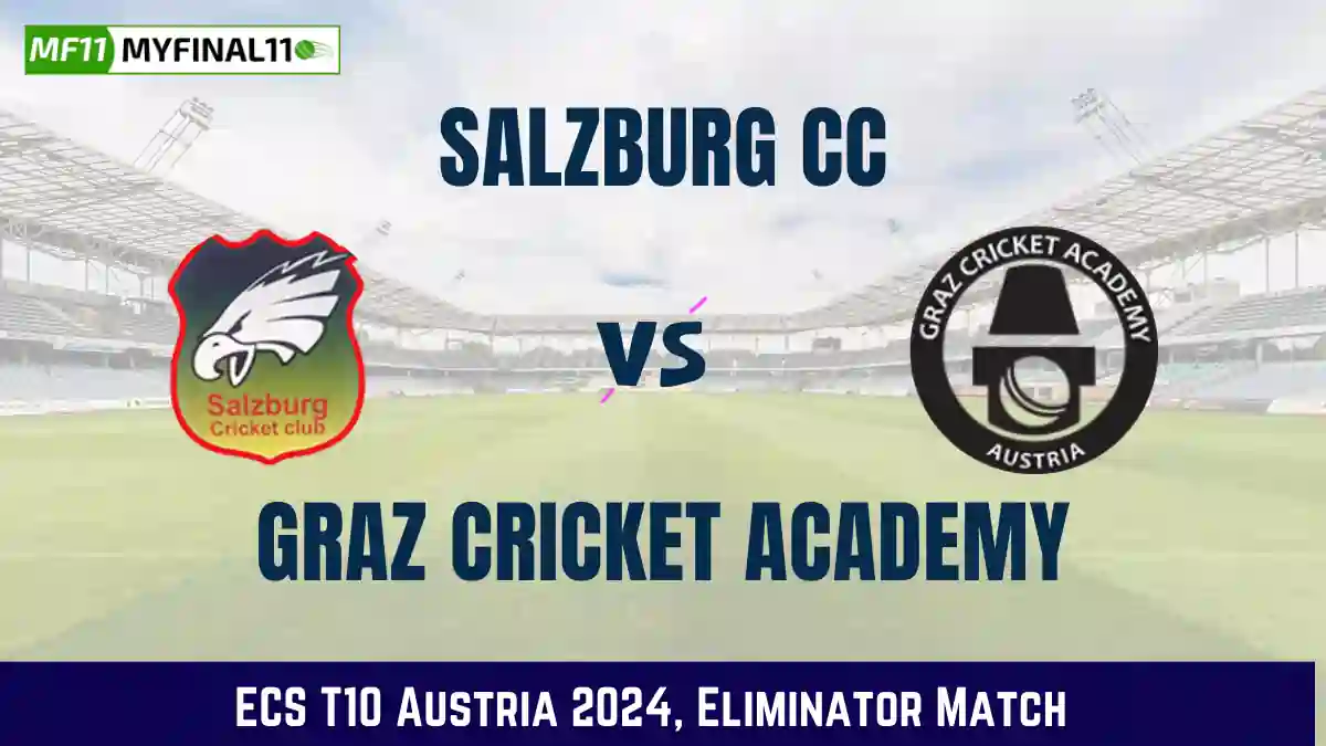 SAL vs GCA Dream11 Prediction Today: Eliminator Pitch Report, and Player Stats | ECS T10 Austria 2024