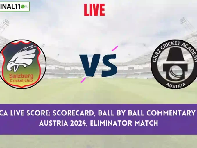 SAL vs GCA Live Score: Scorecard, Ball by Ball Commentary - Eliminator, ECS T10 Austria 2024