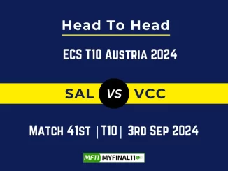 SAL vs VCC Player Battle, Head to Head Team Stats, Team Record - ECS T10 Austria 2024