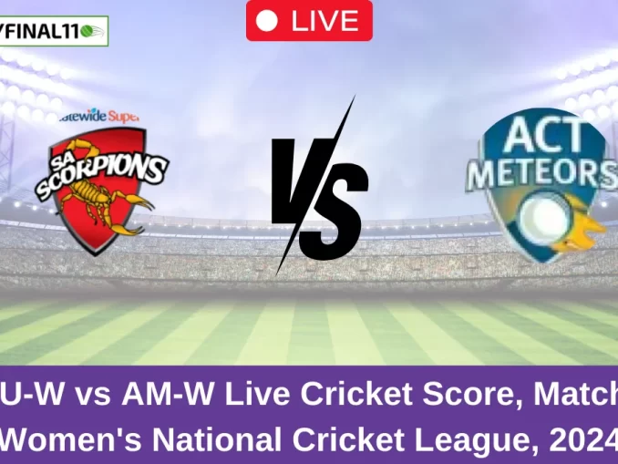 SAU-W vs AM-W Live Cricket Score, Match 4, Women's National Cricket League, 2024