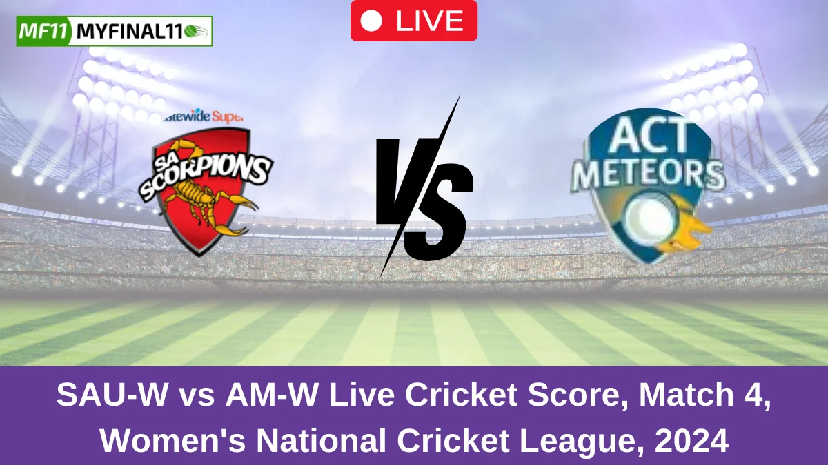 SAU-W vs AM-W Live Cricket Score, Match 4, Women's National Cricket League, 2024