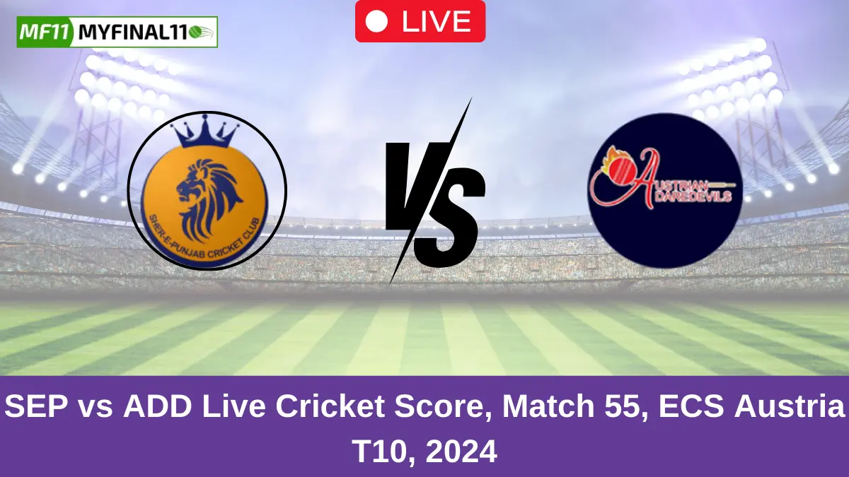 SEP vs ADD Live Cricket Score, Match 55, ECS Austria T10, 2024