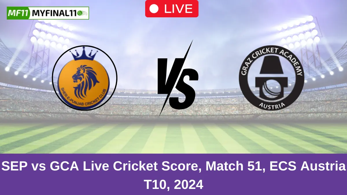 SEP vs GCA Live Cricket Score, Match 51, ECS Austria T10, 2024