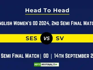 SES vs SV Player Battle, Head to Head Team Stats, Team Record - English Women's OD, 2024