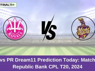 SK vs PR Dream11 Prediction Today Match 15, Republic Bank CPL T20, 2024