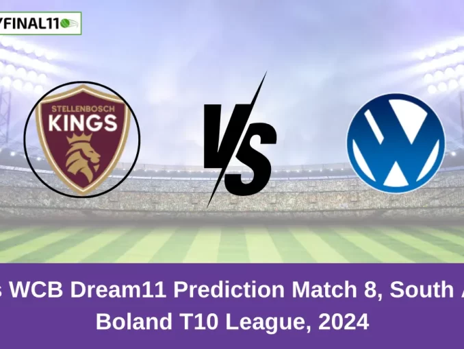 SK vs WCB Dream11 Prediction Match 8, South Africa Boland T10 League, 2024