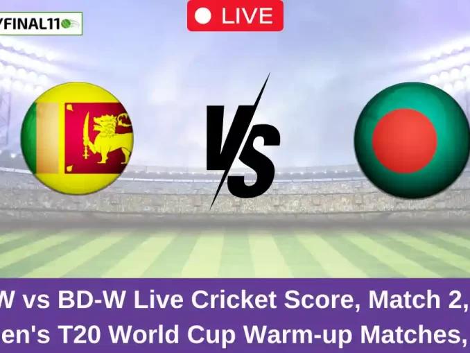 SL-W vs BD-W Live Cricket Score, Match 2, ICC Women's T20 World Cup Warm-up Matches, 2024