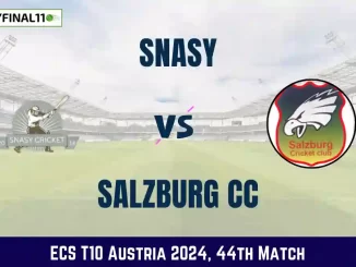 SNA vs SAL Dream11 Prediction Today: Match 44 Pitch Report, and Player Stats | ECS T10 Austria 2024