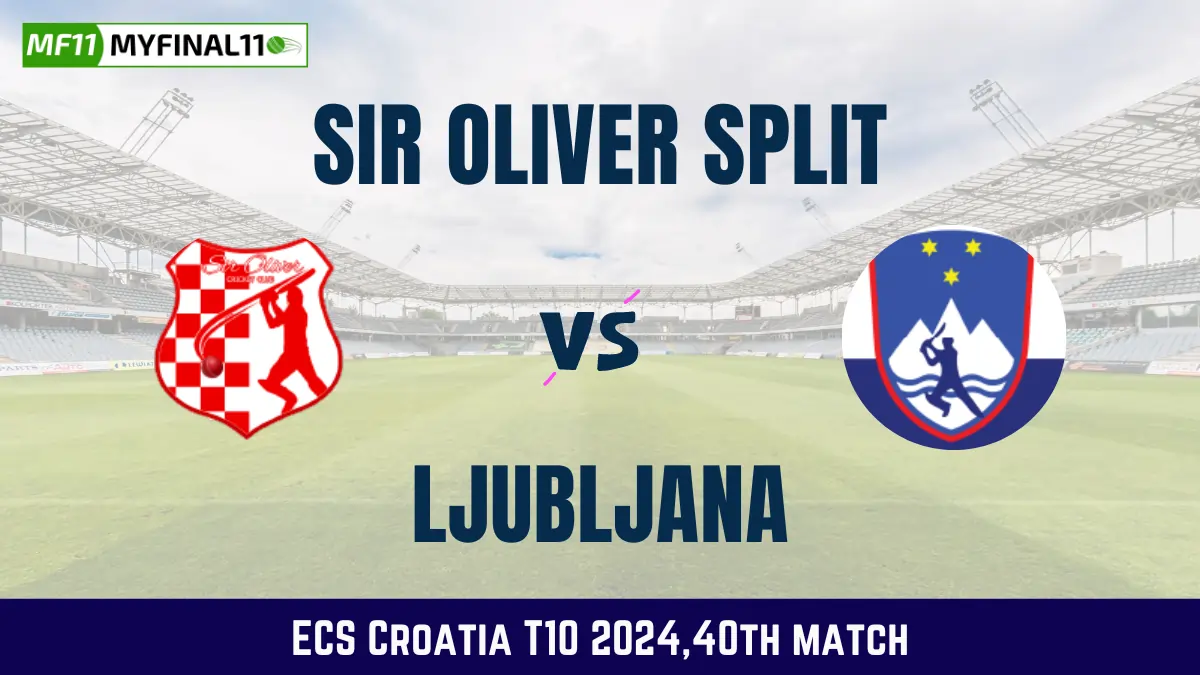 Get the best SOS vs LJU Dream11 Prediction fantasy team with SOS vs LJU Key player stats and pitch report for today's ECS Croatia T10 2024.