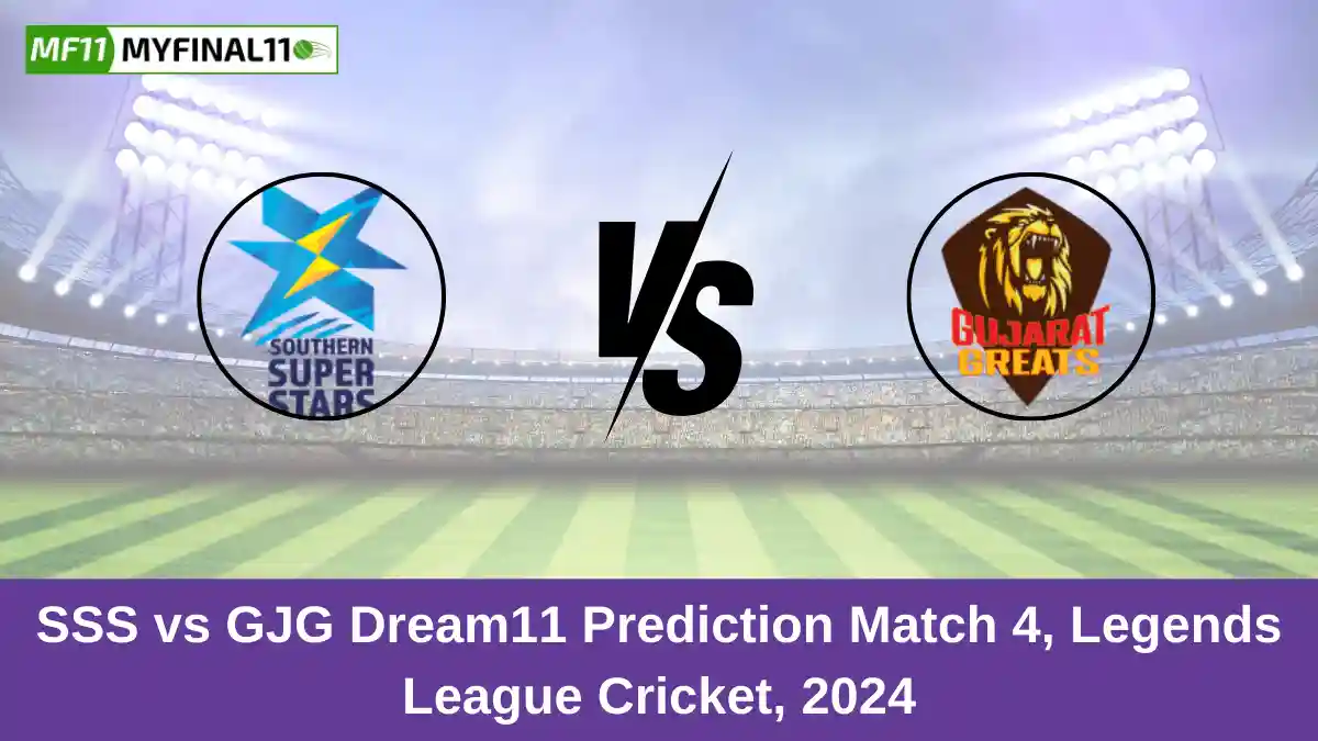 SSS vs GJG Dream11 Prediction Match 4, Legends League Cricket, 2024