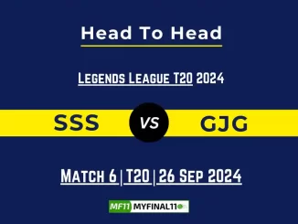 SSS vs GJG Player Battle, Head to Head Team Stats, Player Record