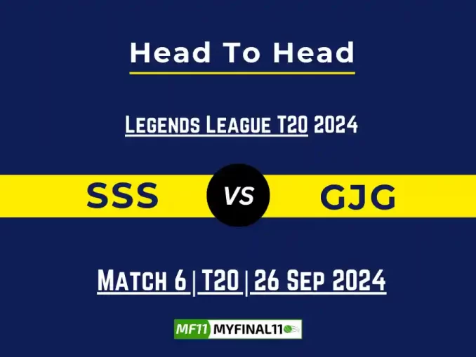 SSS vs GJG Player Battle, Head to Head Team Stats, Player Record