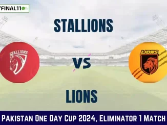 STA vs LIO Dream11 Prediction Today: Eliminator 1 Pitch Report, and Key Player | Pakistan One Day Cup 2024