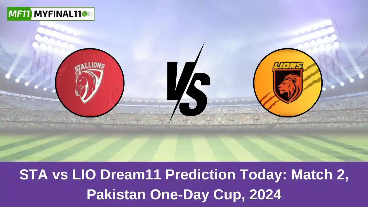 STA vs LIO Dream11 Prediction Today Match 2, Pakistan One-Day Cup, 2024