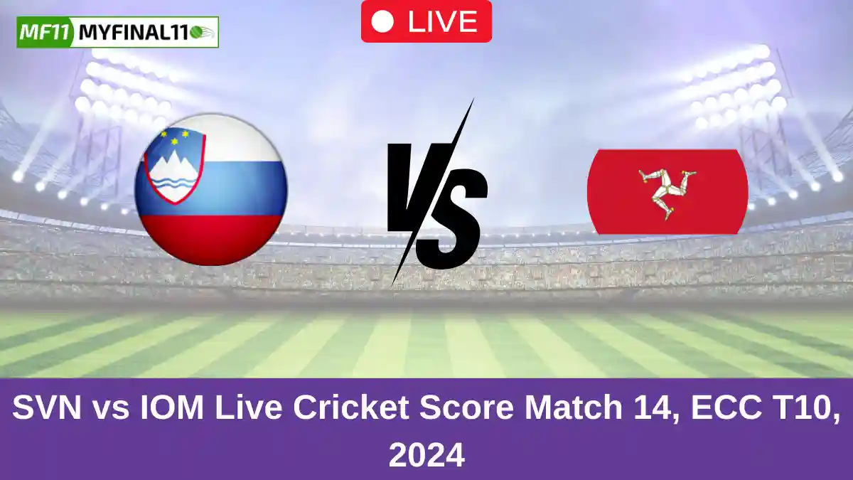 SVN vs IOM Live Cricket Score Match 14, ECC T10, 2024