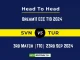 SVN vs TUR Player Battle, Head to Head Team Stats, Team Record - Dream11 ECC T10 2024