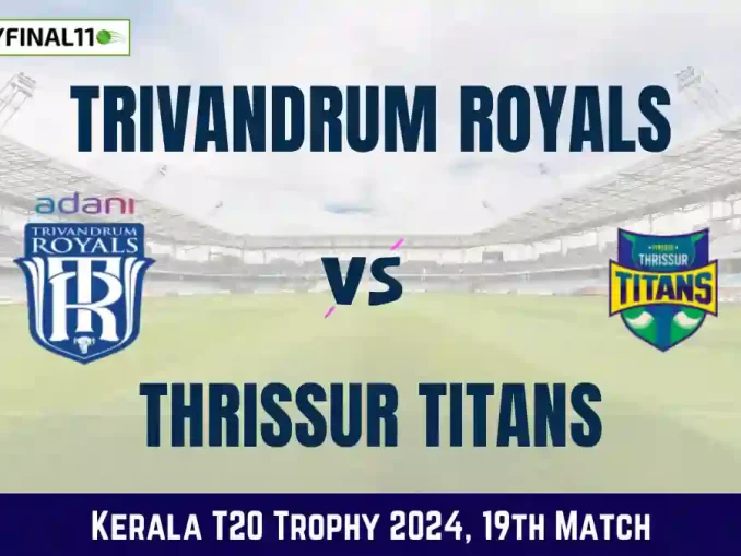 TR vs TT Dream11 Prediction Today: Match 19 Pitch Report, and Key Player | Kerala T20 Trophy 2024