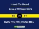 TR vs TT Player Battle, Head to Head Team Stats, Team Record - Kerala T20 Trophy 2024