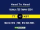 TT vs KBT Player Battle, Head to Head Team Stats, Team Record - Kerala T20 Trophy 2024