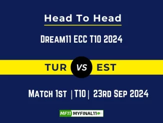 TUR vs EST Player Battle, Head to Head Team Stats, Team Record - Dream11 ECC T10 2024