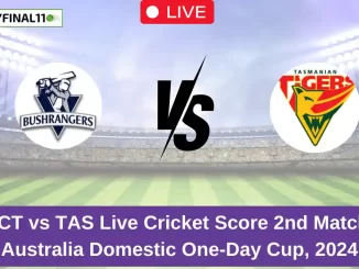 VCT vs TAS Live Cricket Score 2nd Match, Australia Domestic One-Day Cup, 2024 (1)