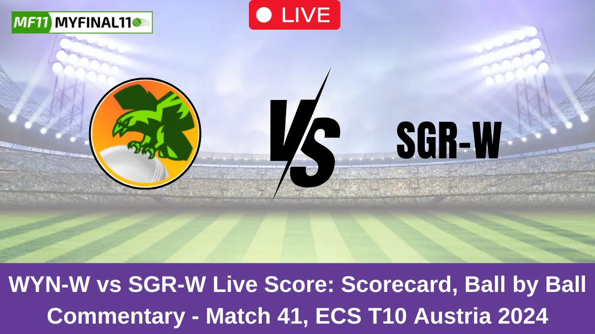 WYN-W vs SGR-W Live Score: Scorecard, Ball by Ball Commentary - Match 3, Australian T20 Max Women 2024