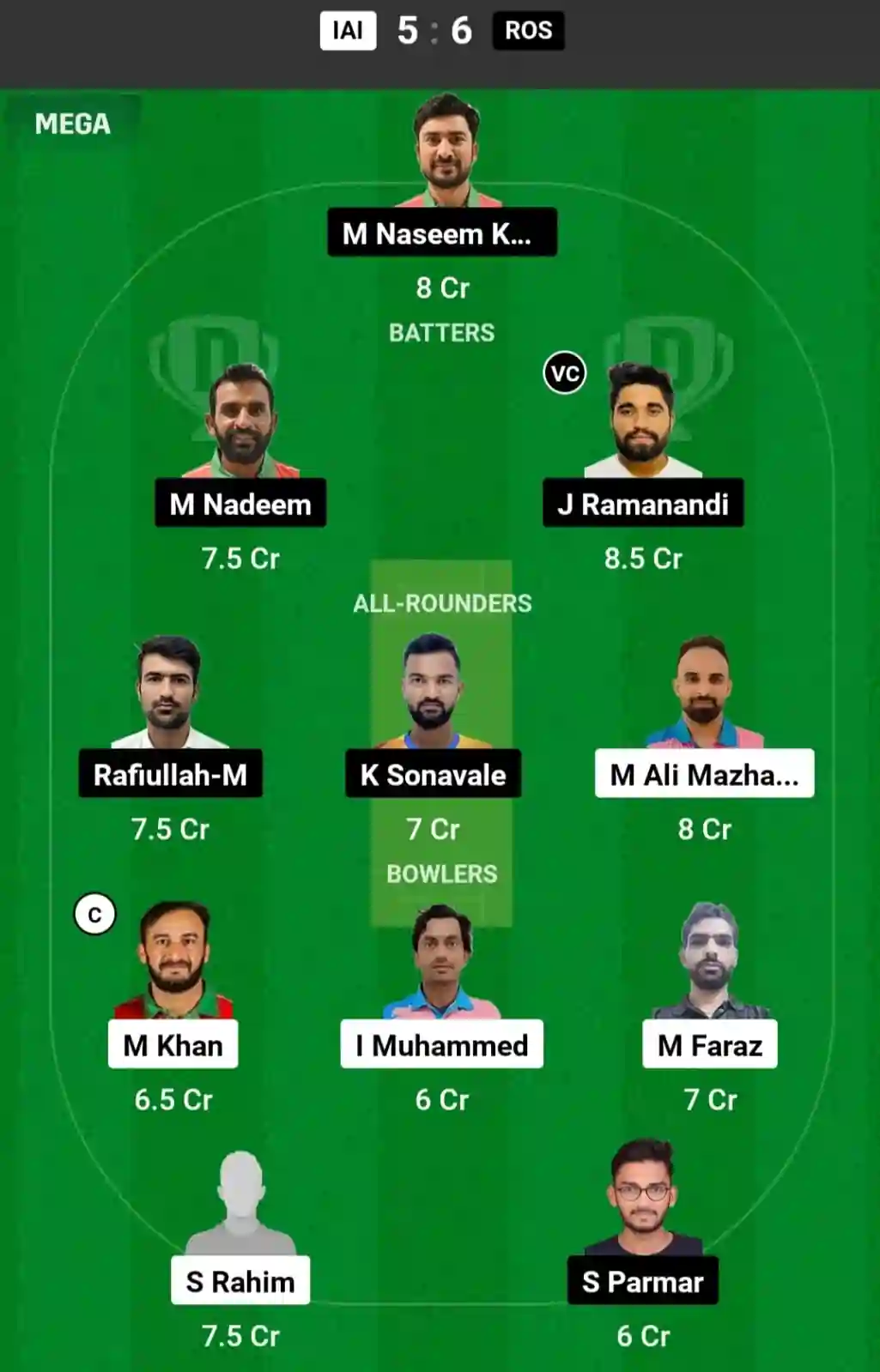 IAI vs ROS Dream11 Prediction Today: Match 16 Pitch Report, and Key Player | Oman D10 League 2024